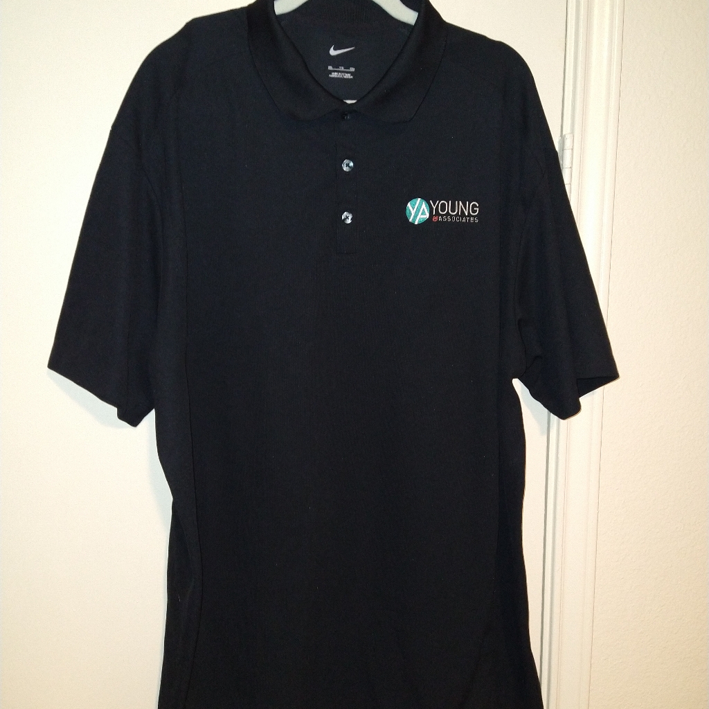 Nike Black Short Sleeve Polo Shirt Men's Sz Xxl